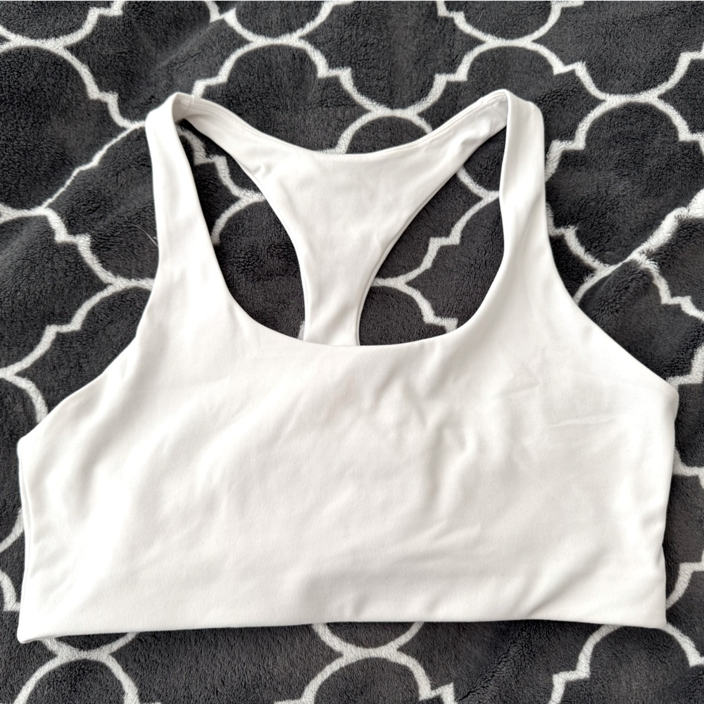 GAP White Racerback Sports Bra